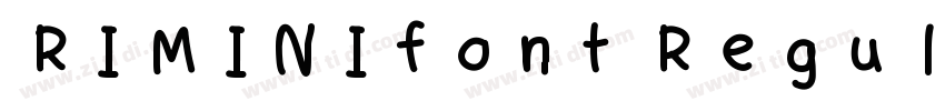 RIMINIfont Regular字体转换